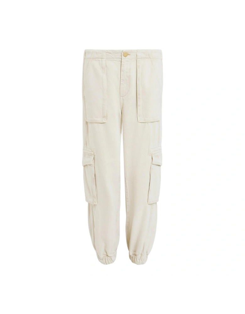 Freda Tencel Trouser - White