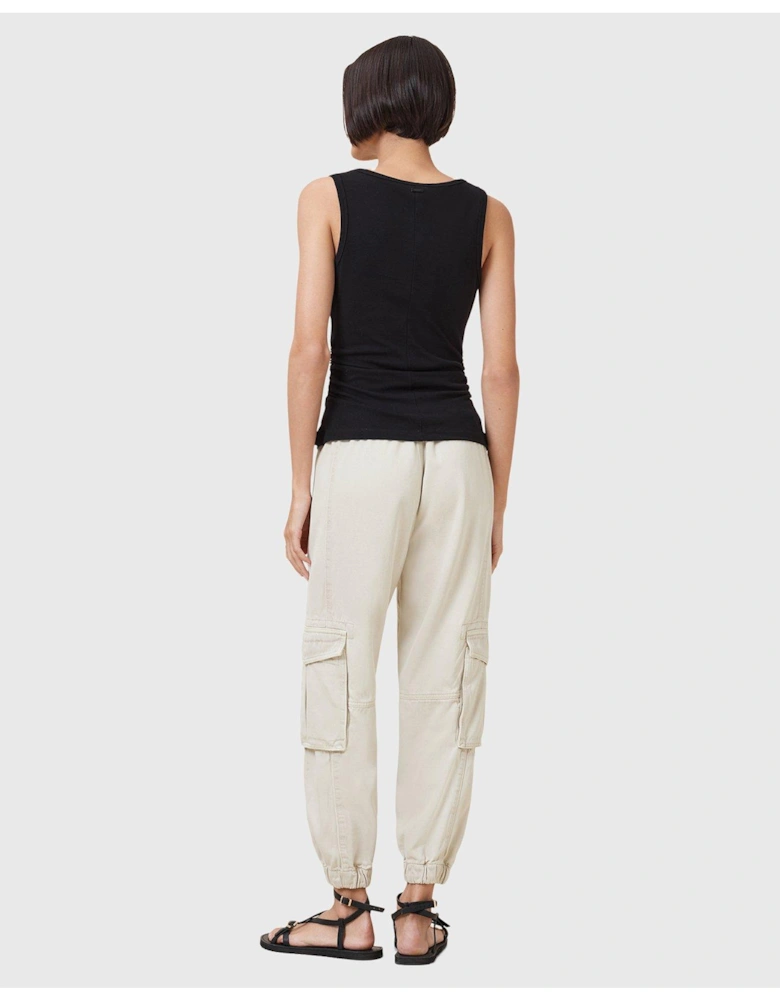 Freda Tencel Trouser - White