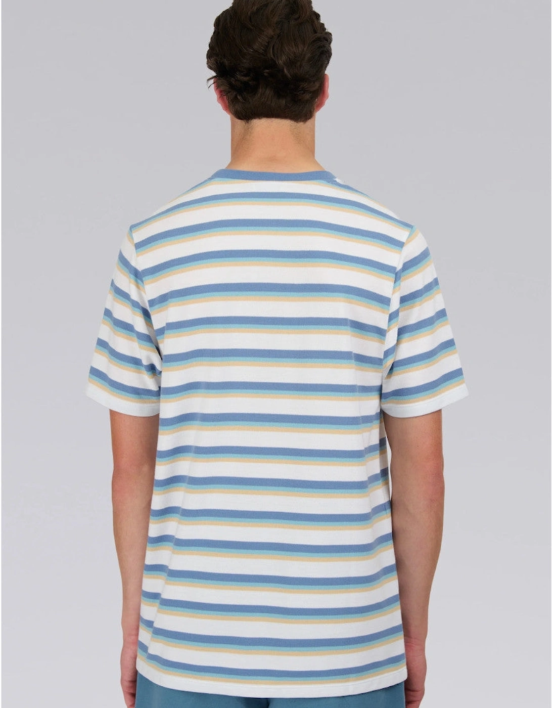 Tri-Colour Fade Stripe T-Shirt Multi