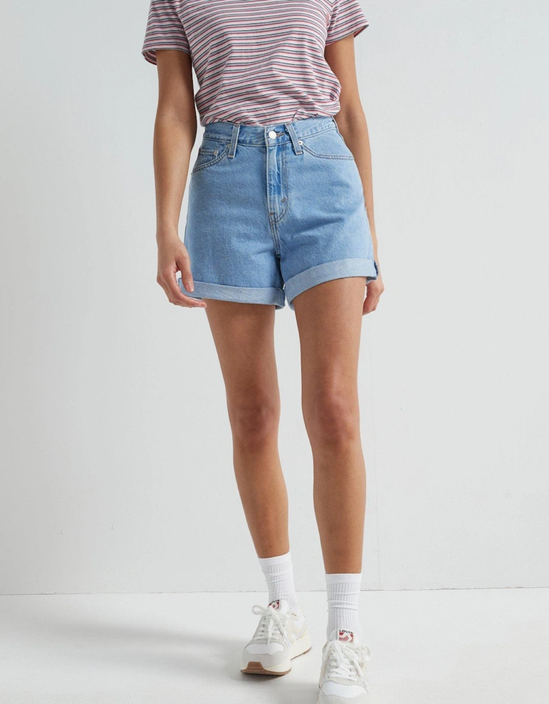 80s Mom Shorts - Back To Blue