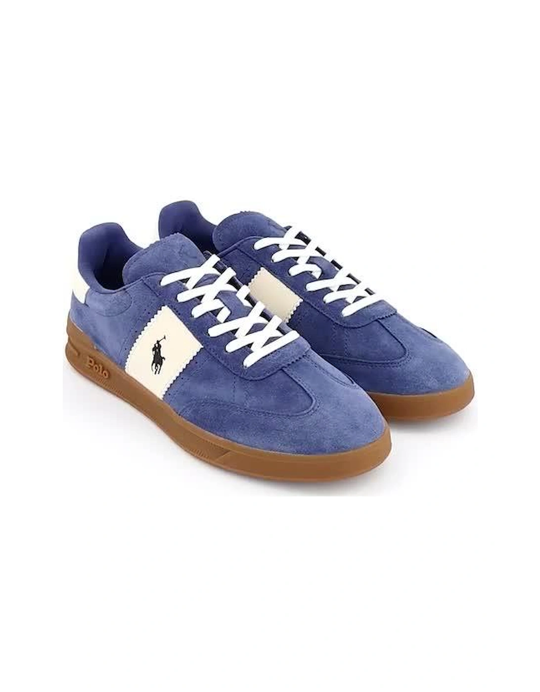 Heritage Area Pp Suede Trainers - Navy