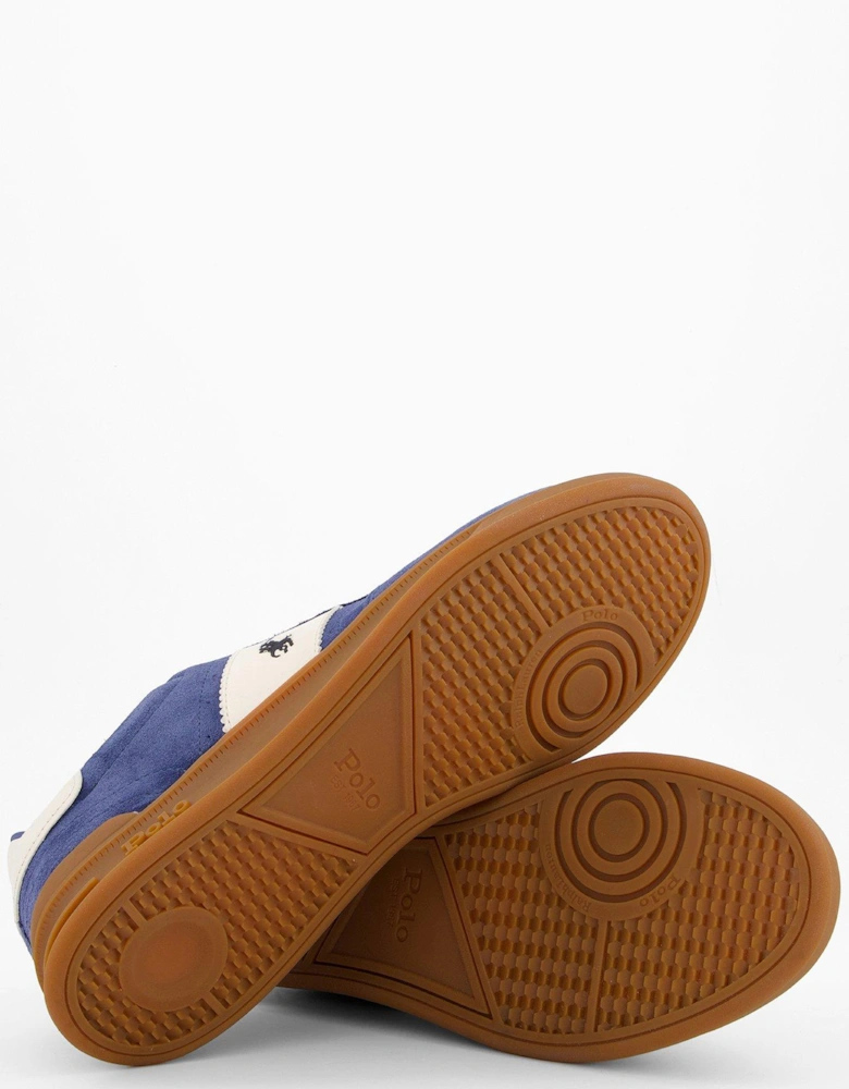 Heritage Area Pp Suede Trainers - Navy