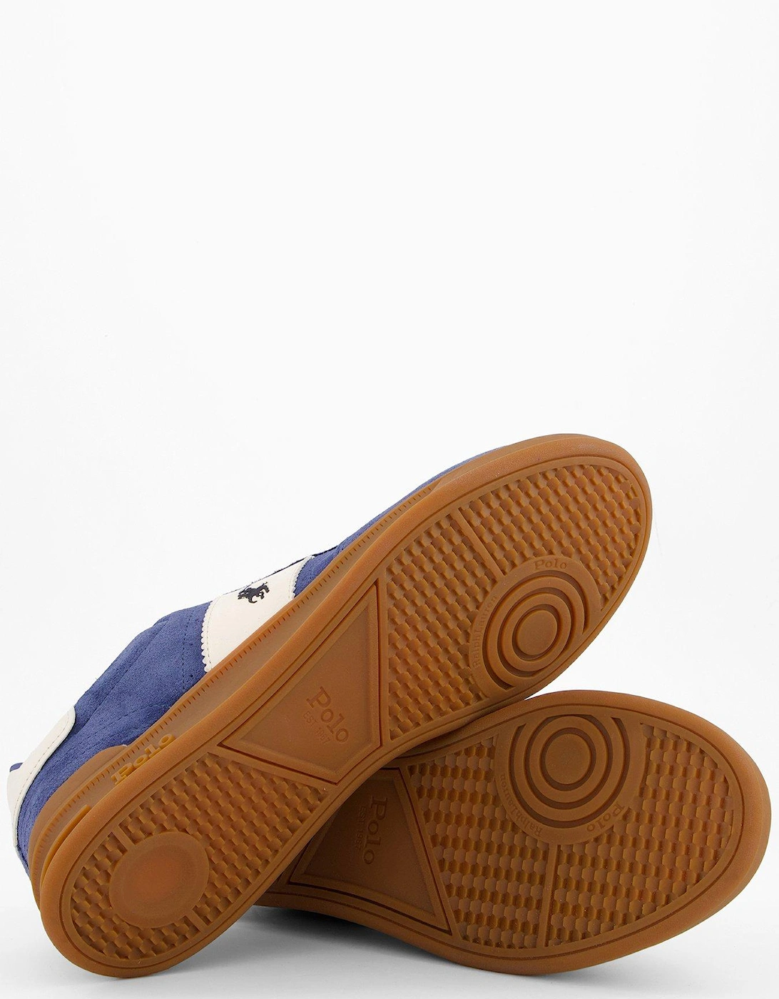 Heritage Area Pp Suede Trainers - Navy