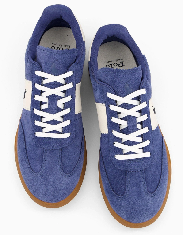 Heritage Area Pp Suede Trainers - Navy
