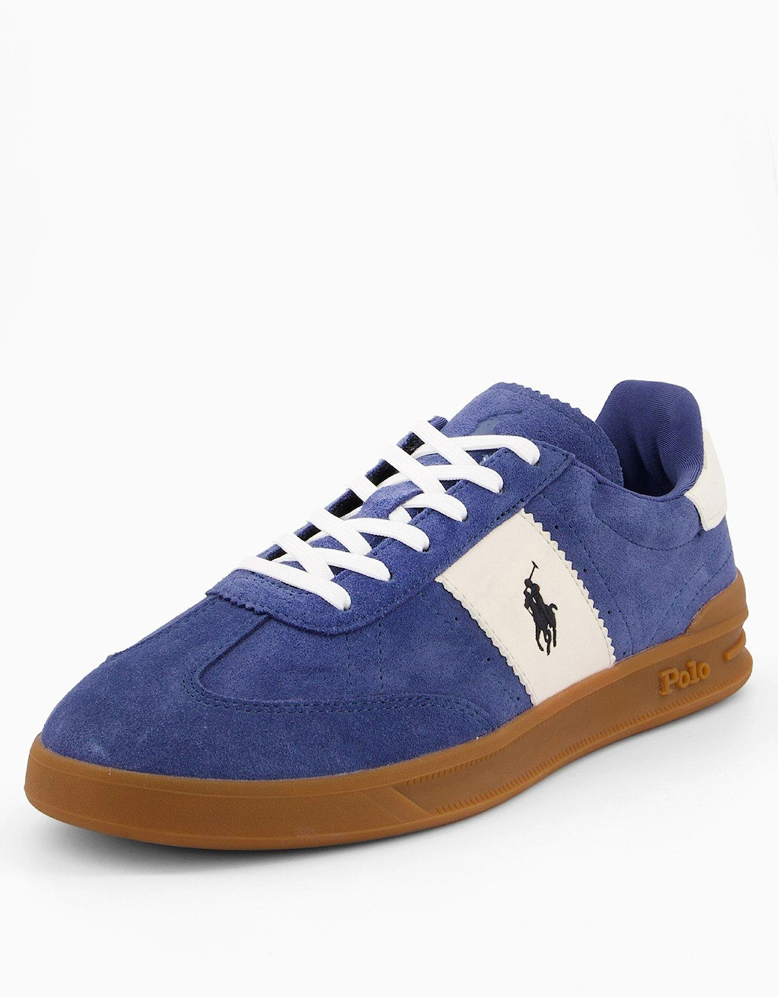 Heritage Area Pp Suede Trainers - Navy