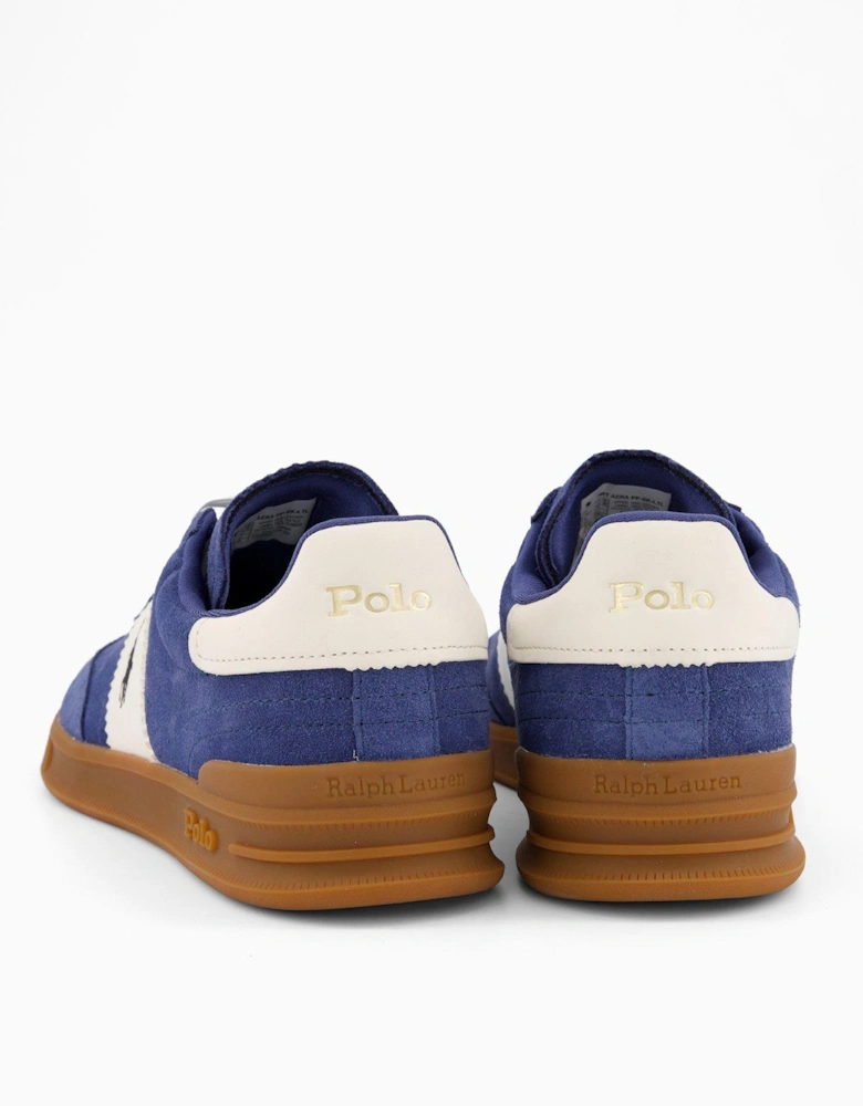 Heritage Area Pp Suede Trainers - Navy