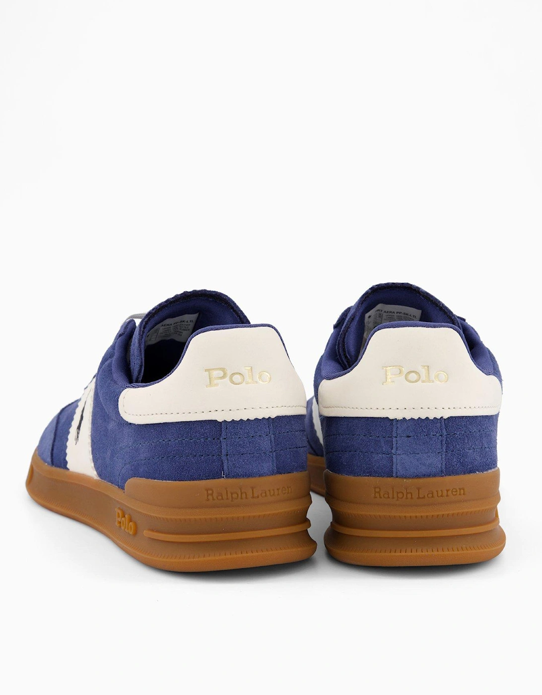 Heritage Area Pp Suede Trainers - Navy