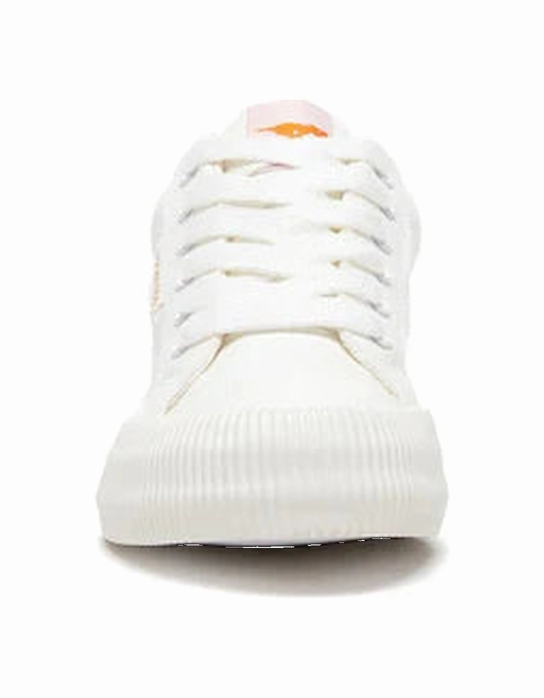 CHEERY Womens Canvas Trainers White
