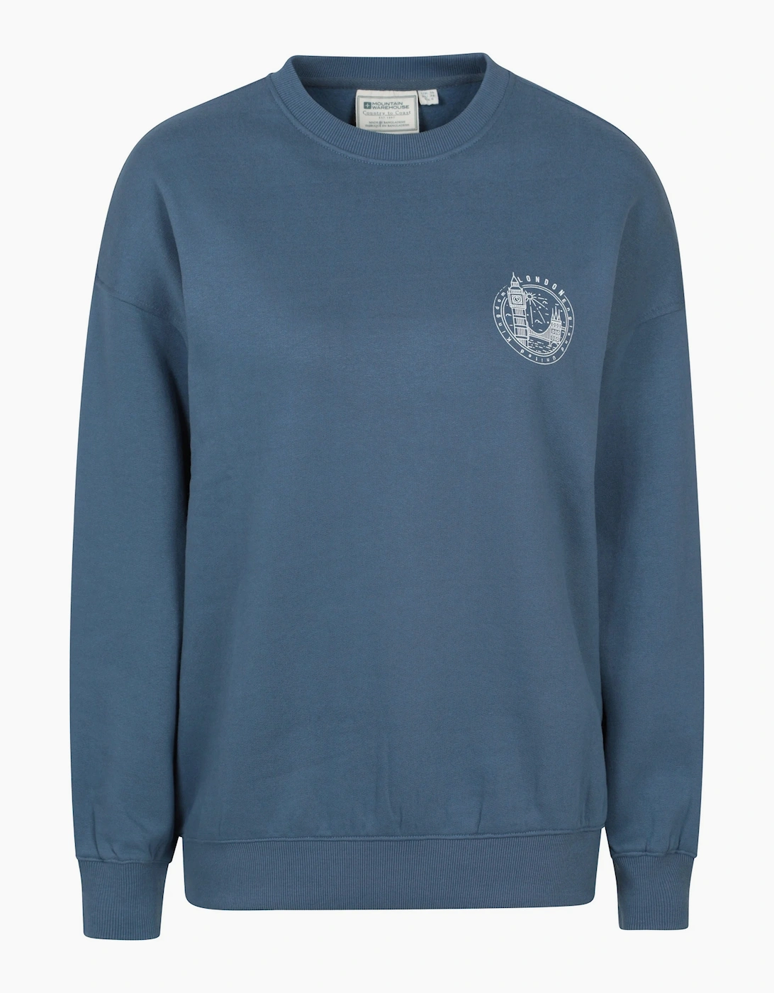 Women's Mountain Warehouse Womens/Ladies London Graphic Sweatshirt - Navy - Size: 10 uk