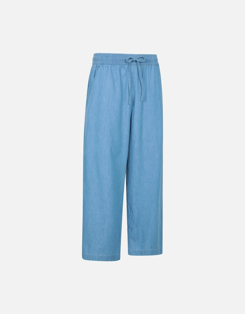 Womens/Ladies Astra Chambray Trousers