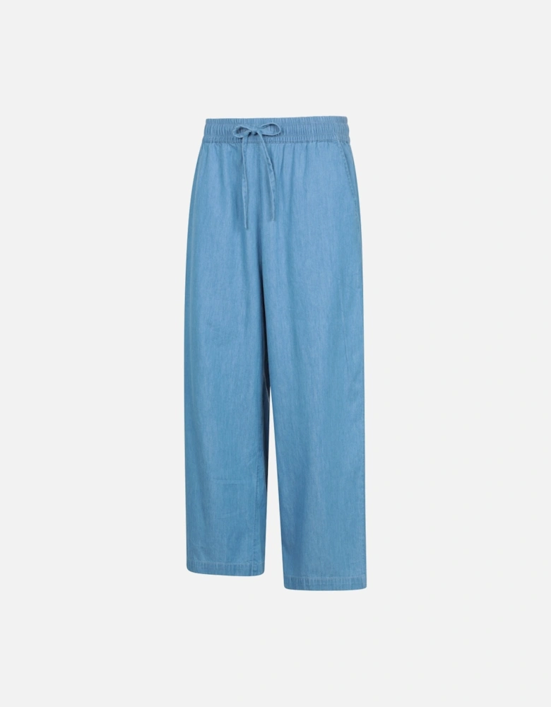 Womens/Ladies Astra Chambray Trousers