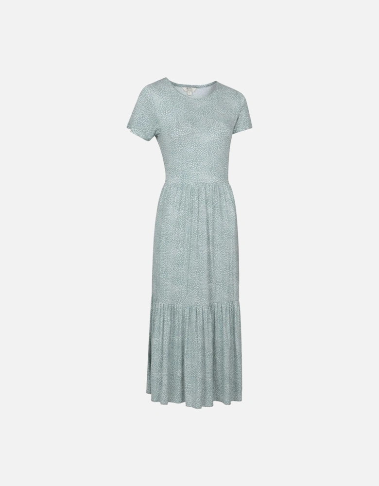 Womens/Ladies Sardinia Dotted Tiered Dress