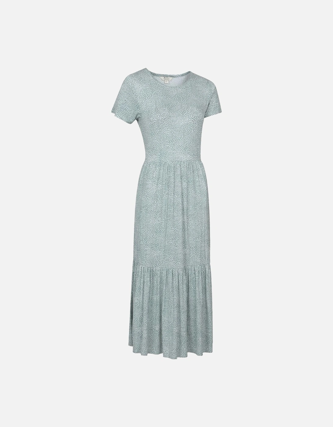 Womens/Ladies Sardinia Dotted Tiered Dress