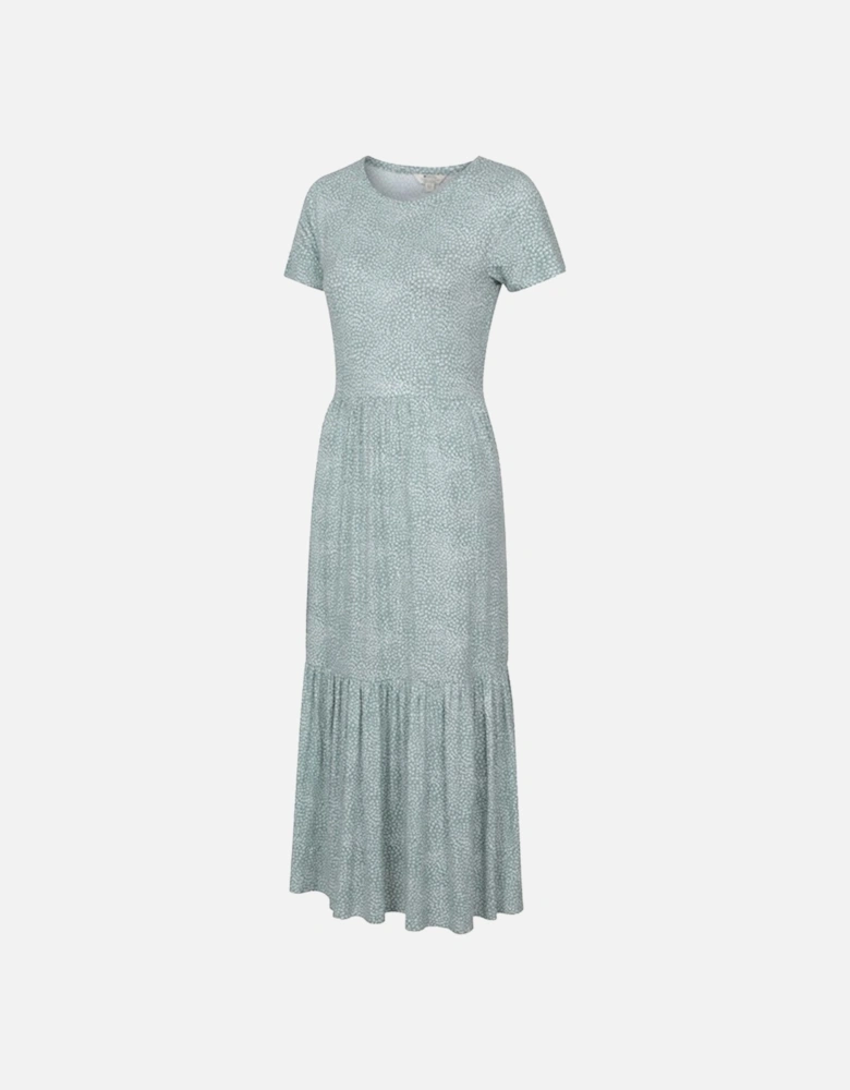 Womens/Ladies Sardinia Dotted Tiered Dress