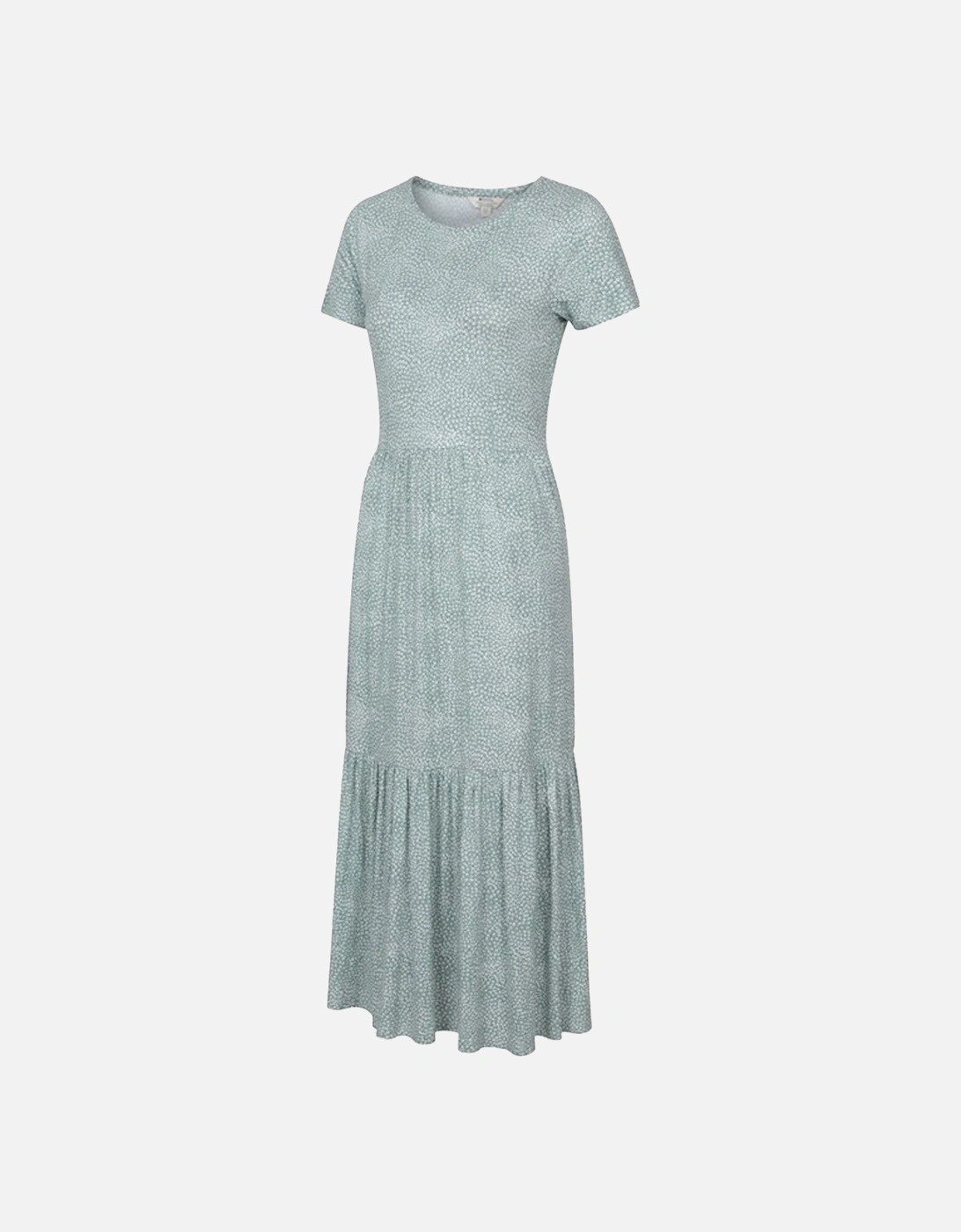 Womens/Ladies Sardinia Dotted Tiered Dress