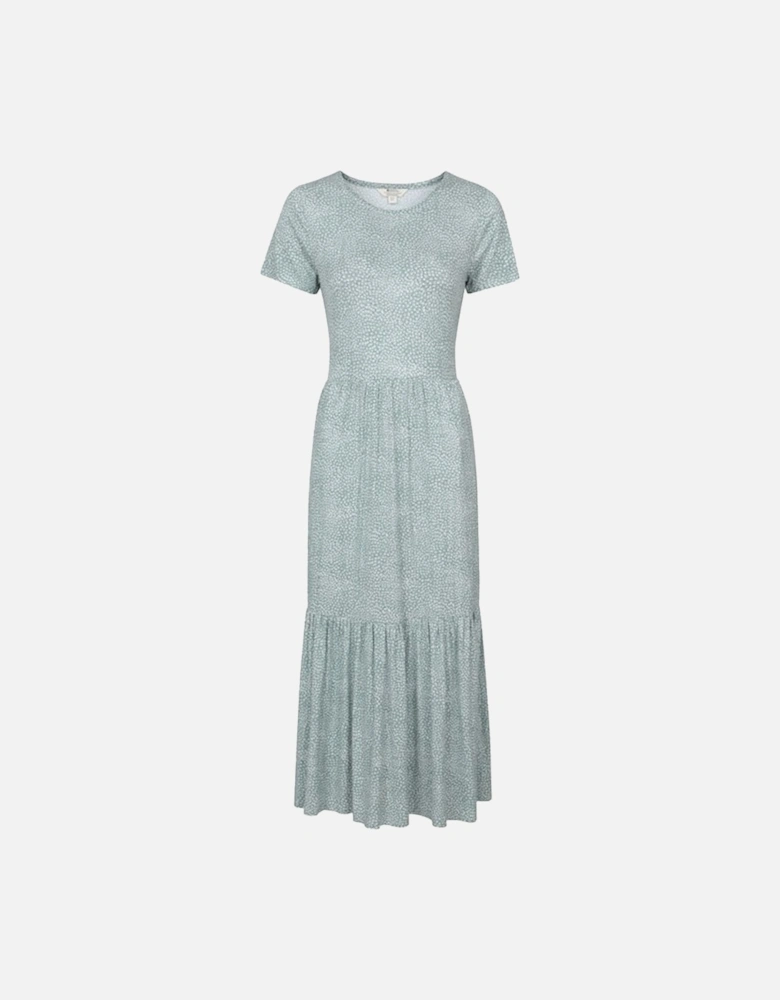 Womens/Ladies Sardinia Dotted Tiered Dress