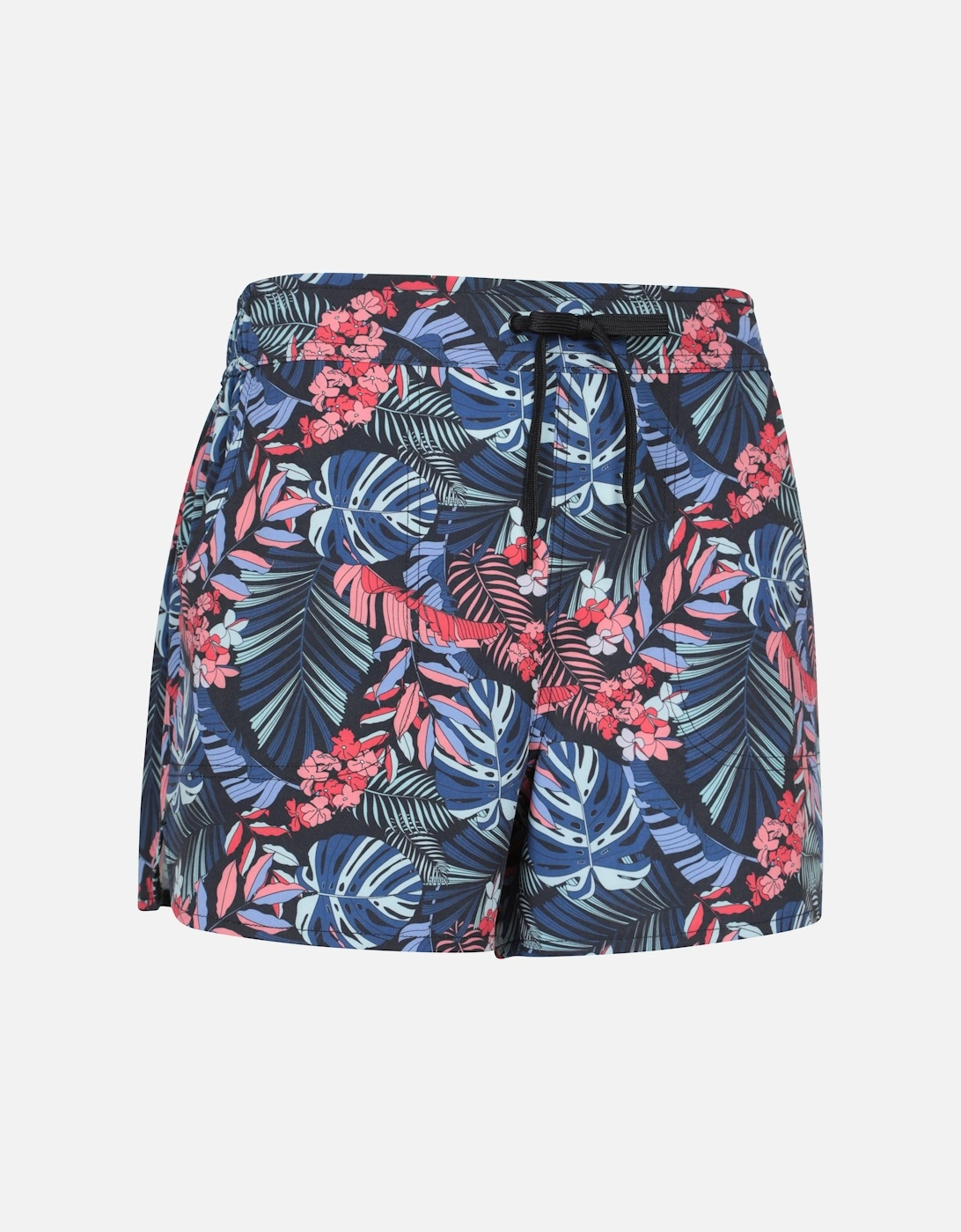Womens/Ladies Leaf Print Stretch Boardshorts