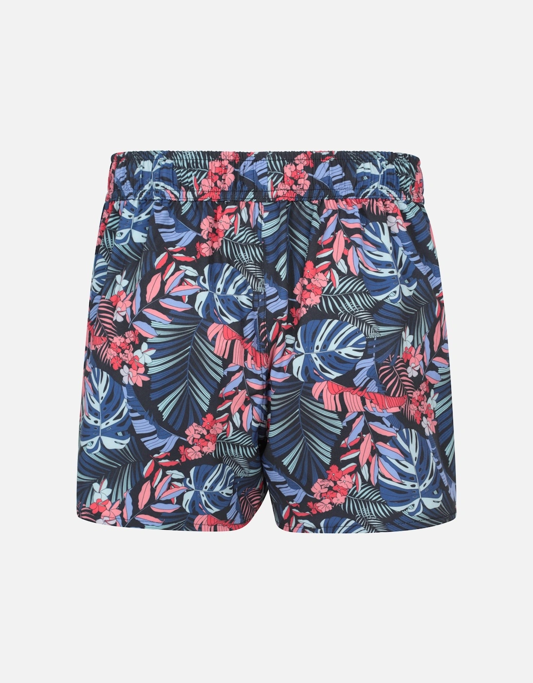 Womens/Ladies Leaf Print Stretch Boardshorts