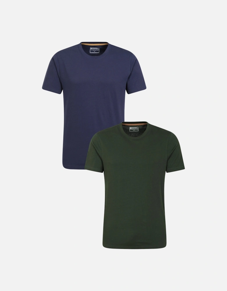 Mens Flint Crew Neck T-Shirt (Pack of 2)