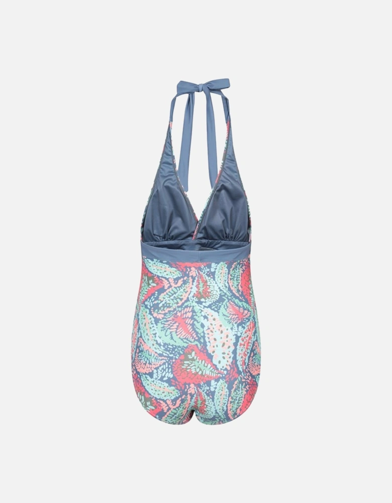 Womens/Ladies Ocean Notion Patterned One Piece Swimsuit