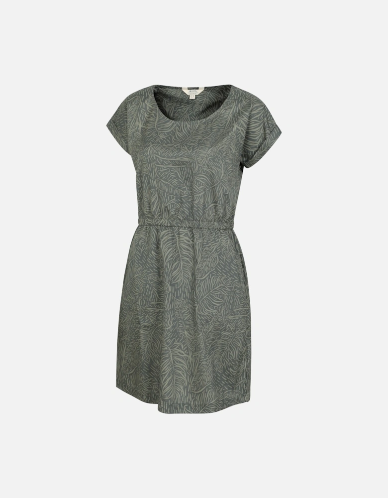 Womens/Ladies Mykonos Leaf Print Dress
