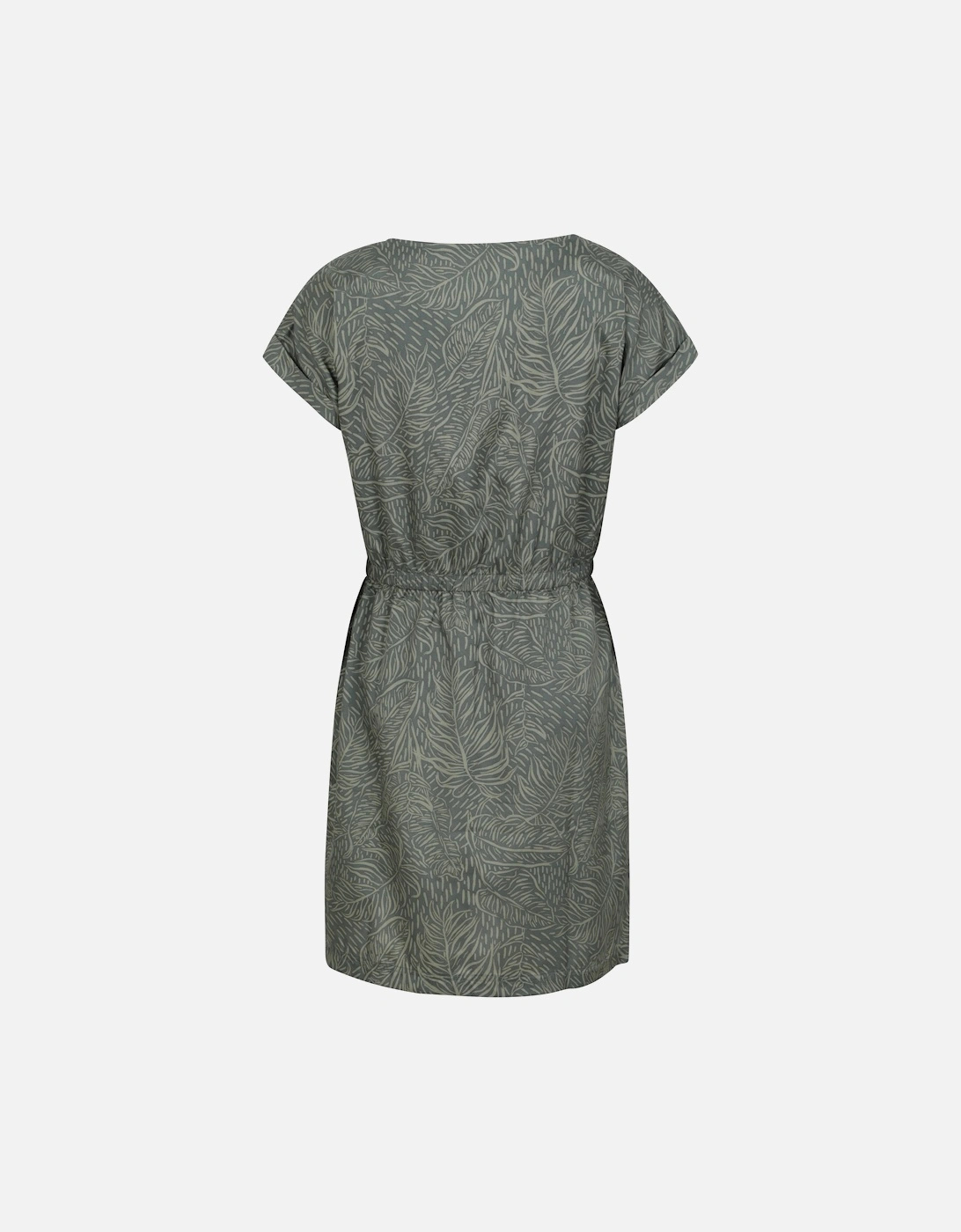 Womens/Ladies Mykonos Leaf Print Dress