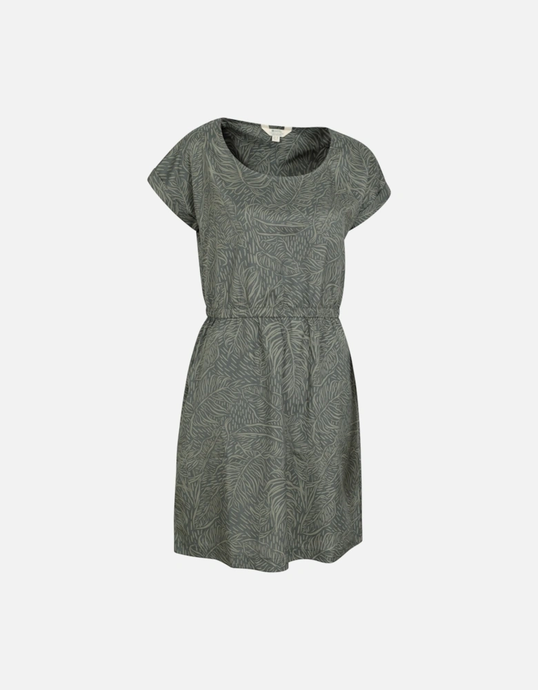 Womens/Ladies Mykonos Leaf Print Dress