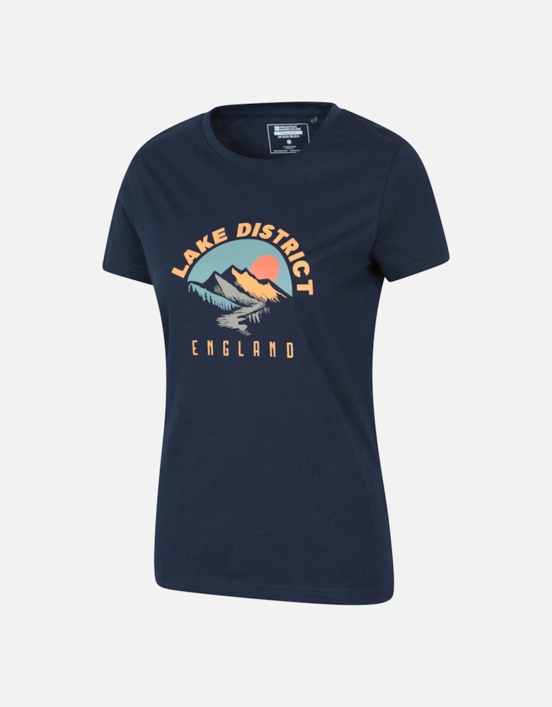 Womens/Ladies Lake District Sunrise T-Shirt