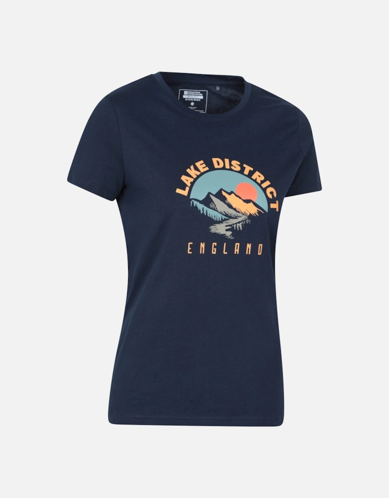Womens/Ladies Lake District Sunrise T-Shirt