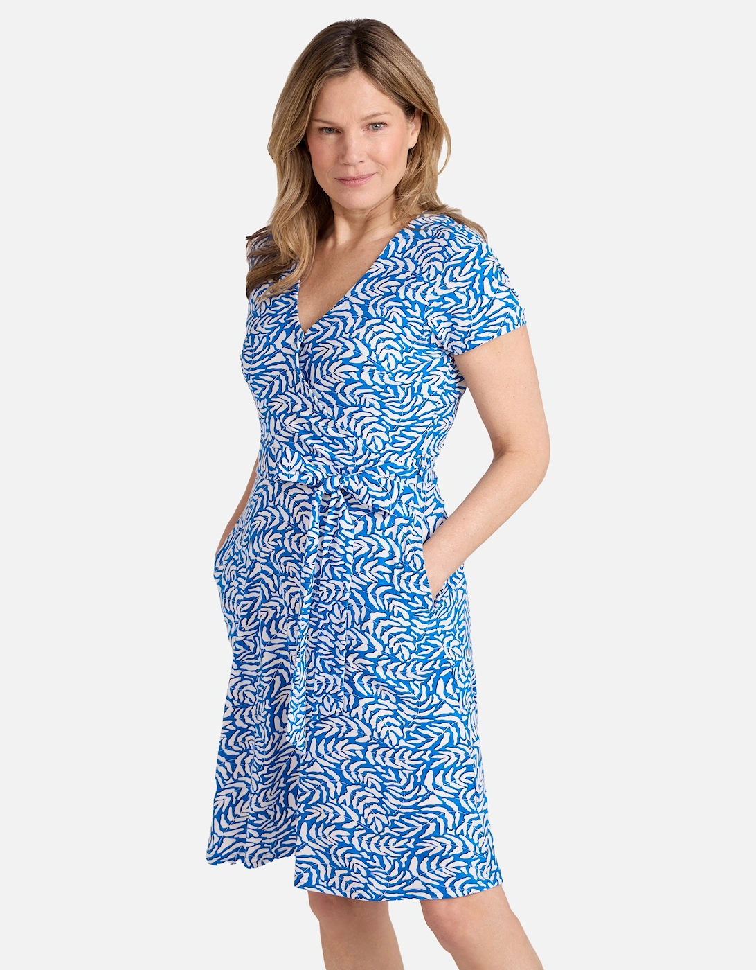 Womens/Ladies Santorini UV Jersey Wrap Dress