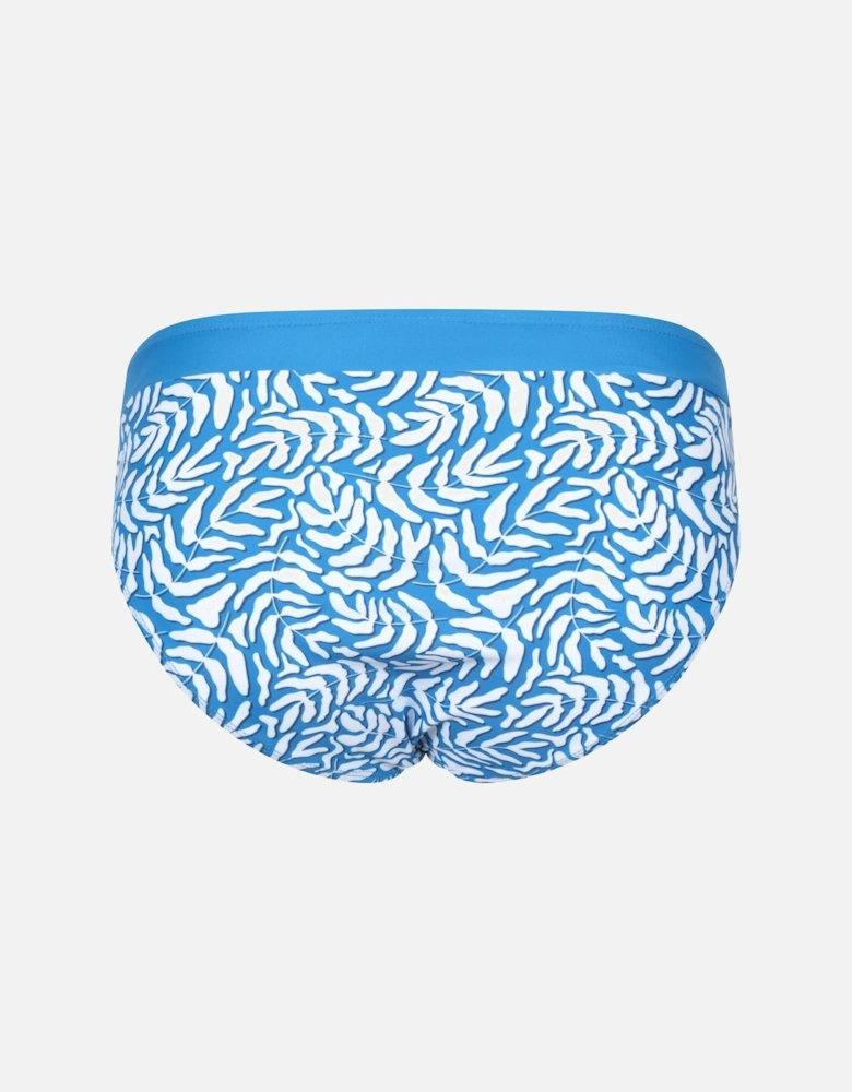 Womens/Ladies Ocean Notion Leaf Print Bikini Bottoms
