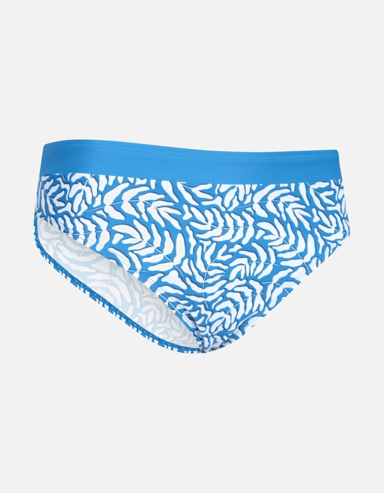 Womens/Ladies Ocean Notion Leaf Print Bikini Bottoms