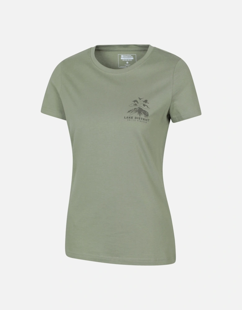 Womens/Ladies Lake District Sunset T-Shirt
