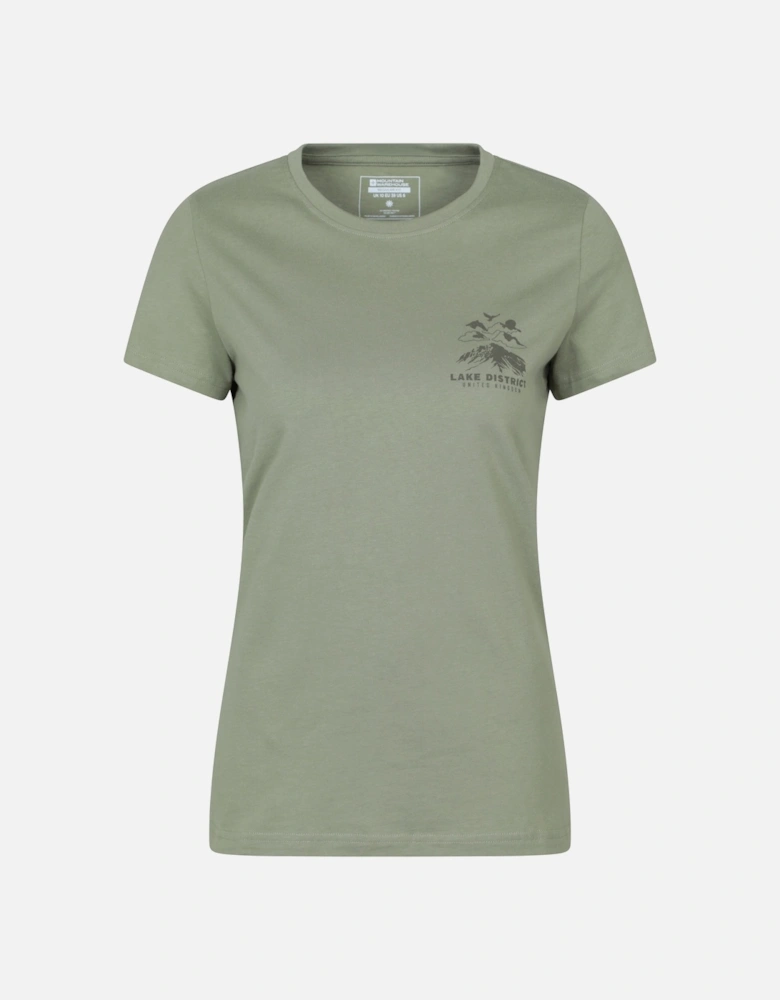 Womens/Ladies Lake District Sunset T-Shirt