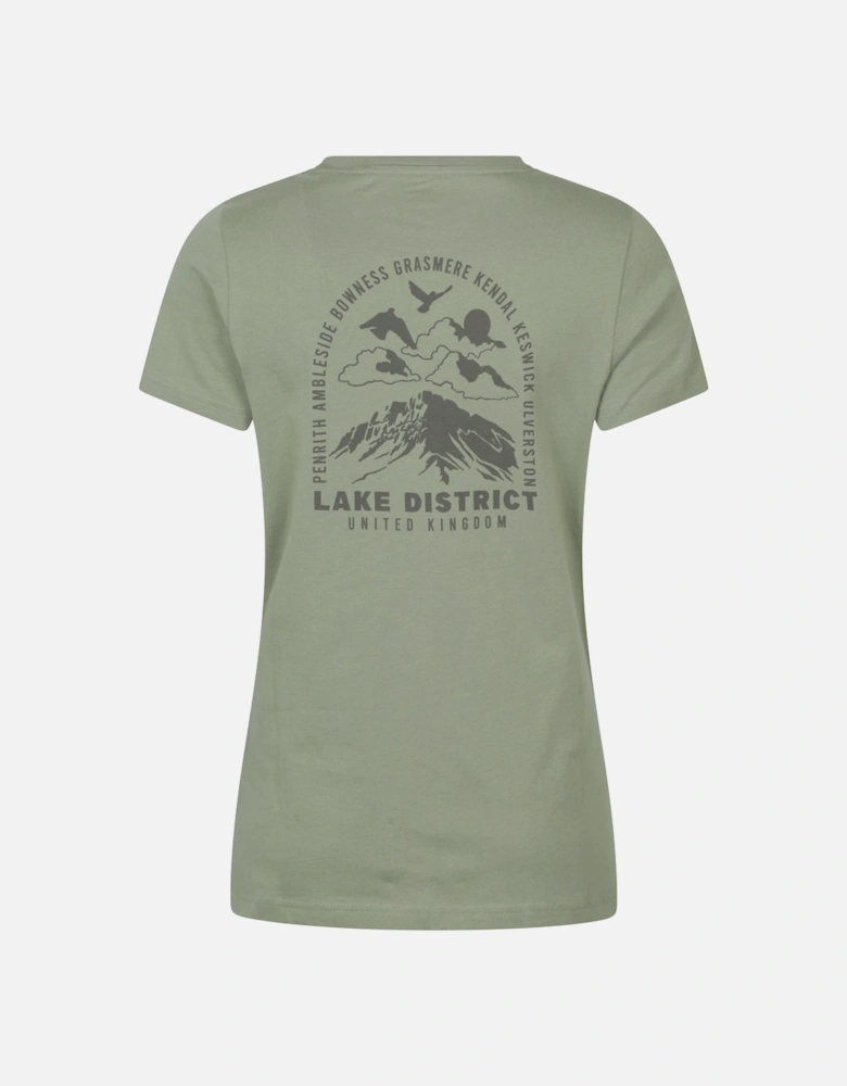 Womens/Ladies Lake District Sunset T-Shirt
