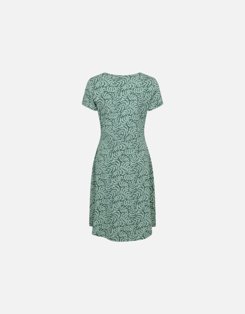 Womens/Ladies Orchid Leaf UV Midi Dress