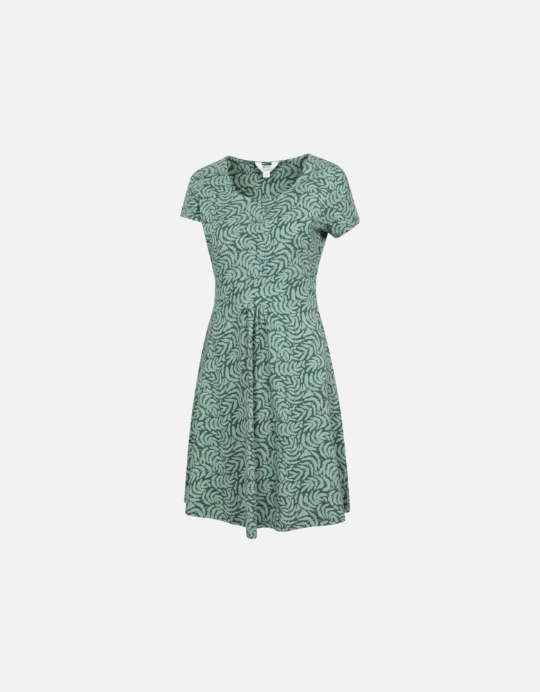 Womens/Ladies Orchid Leaf UV Midi Dress