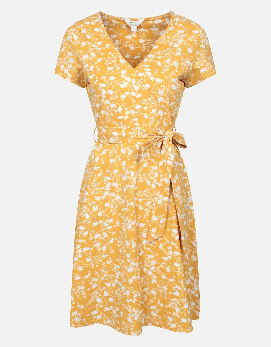 Womens/Ladies Santorini Leaf Jersey Wrap Dress, 5 of 4