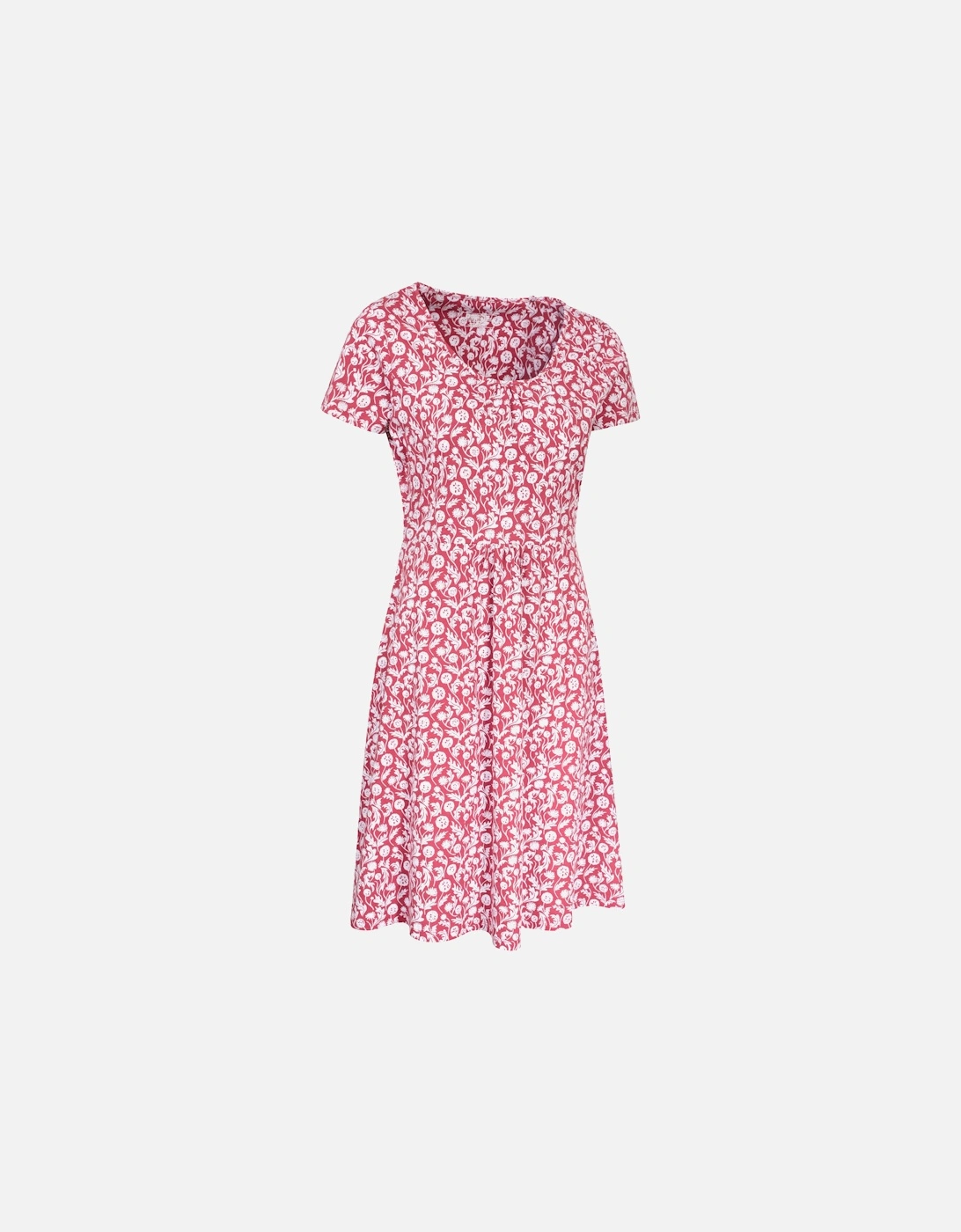 Womens/Ladies Essentials Lora Stripe V Neck Skater Dress