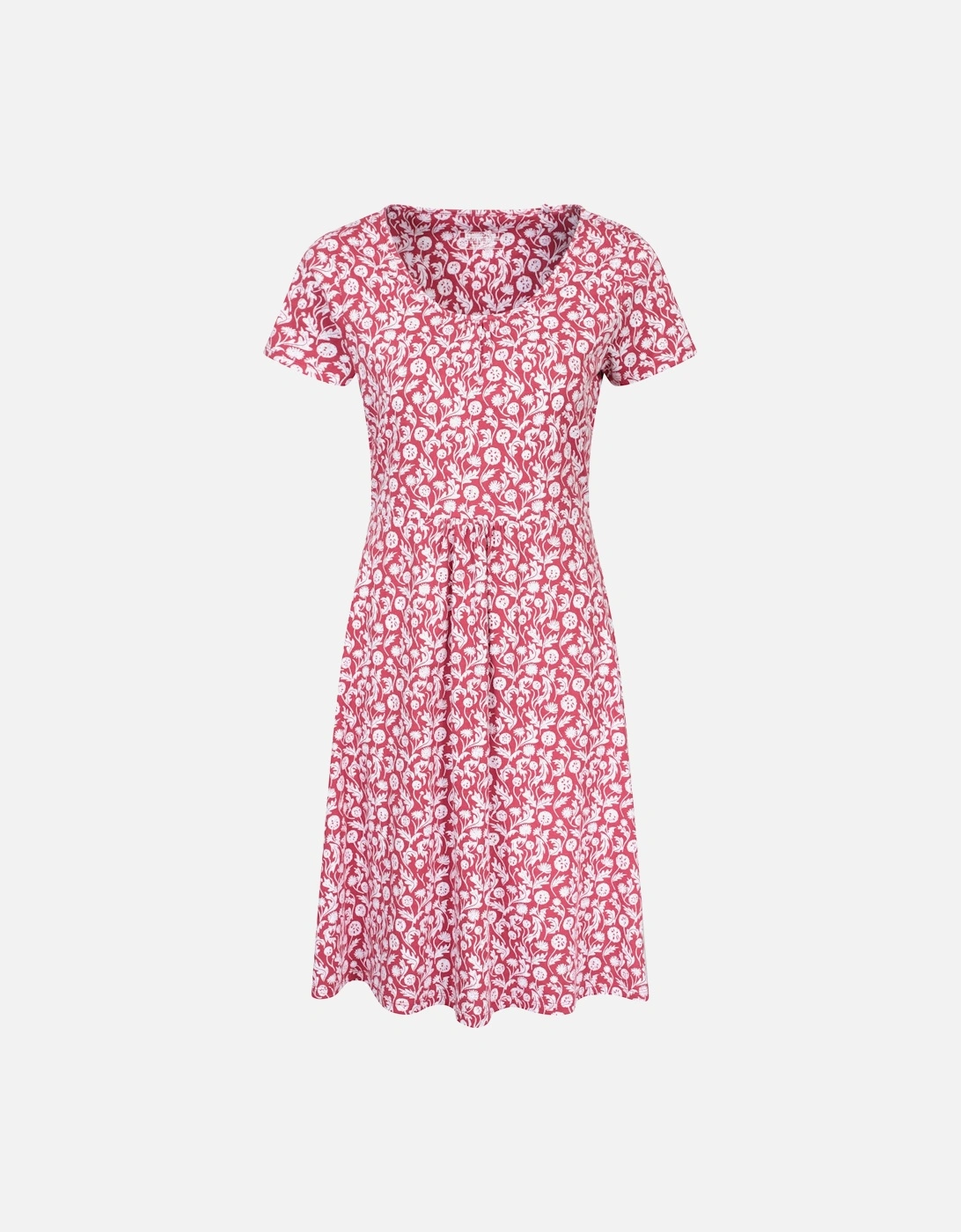 Womens/Ladies Essentials Lora Stripe V Neck Skater Dress, 5 of 4
