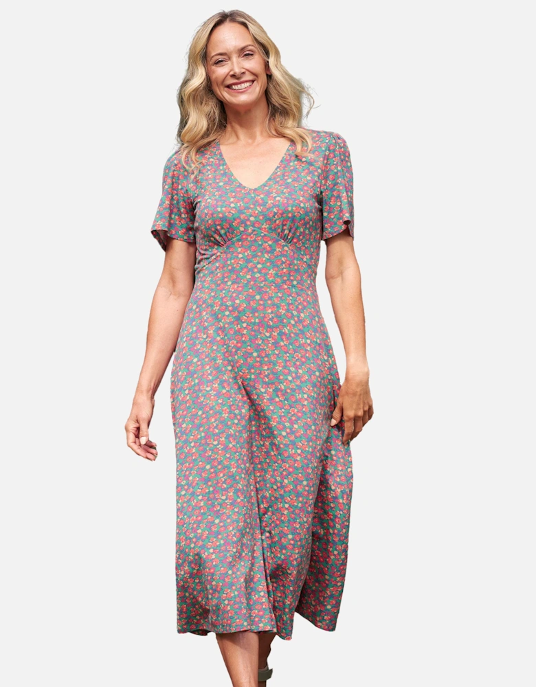 Womens/Ladies Como Floral Dress