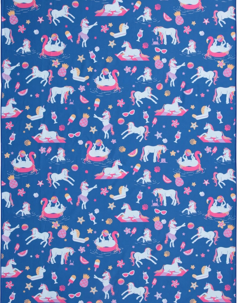 Childrens/Kids Printed Microfibre Towel