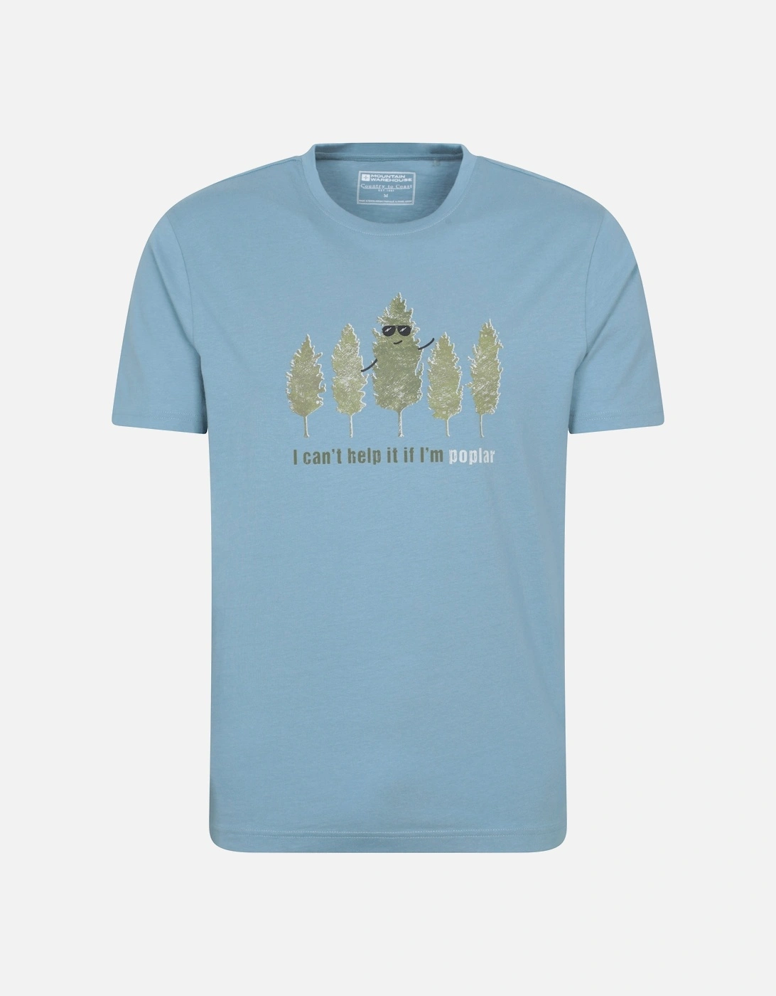 Mens Poplar Tree T-Shirt, 4 of 3