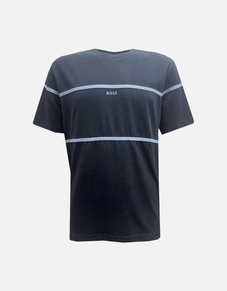 Men's Navy Relaxed Fit Tercy Tape T-shirt