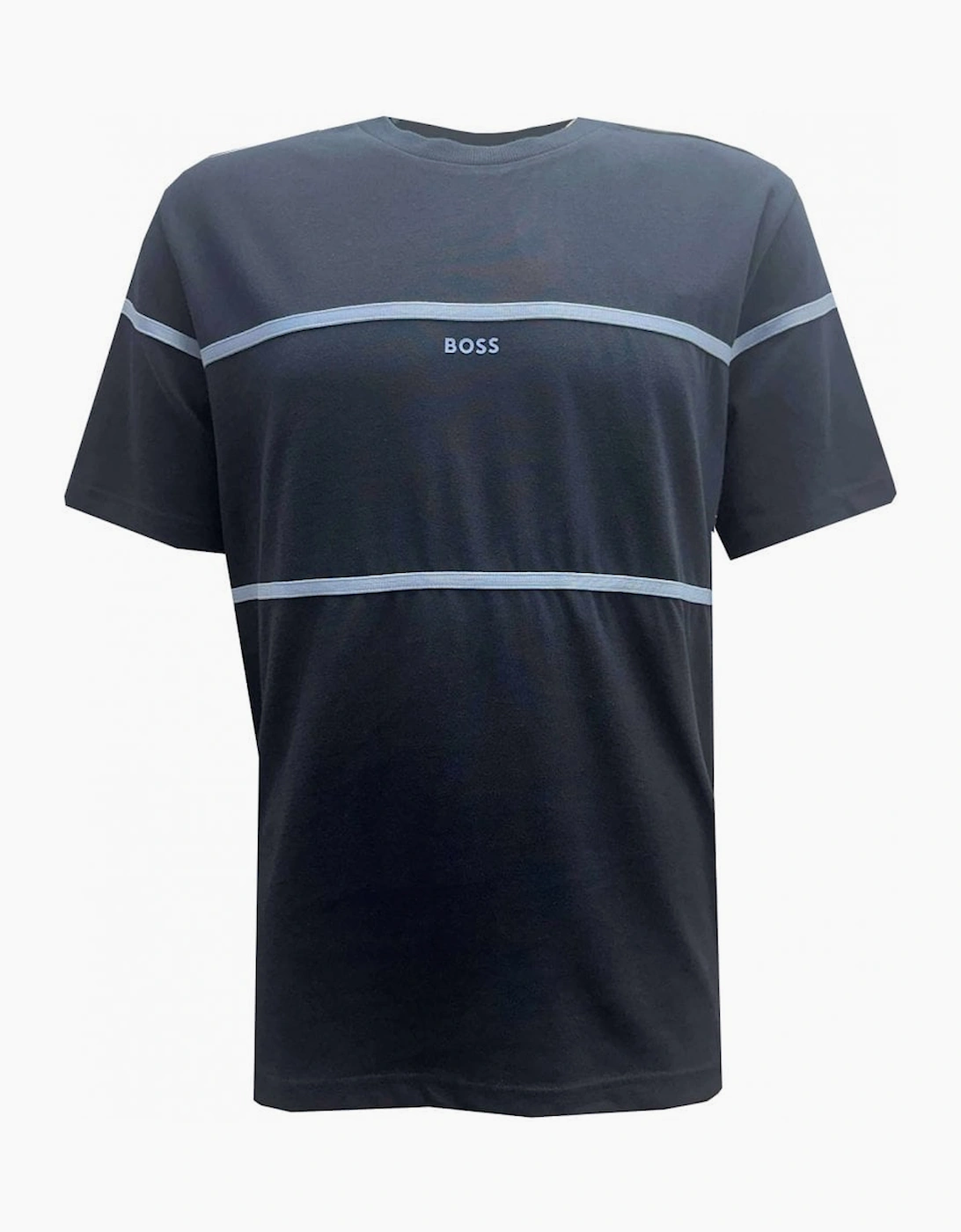 Hugo Boss Men's Navy Relaxed Fit Tercy Tape T-Shirt - Size: 38