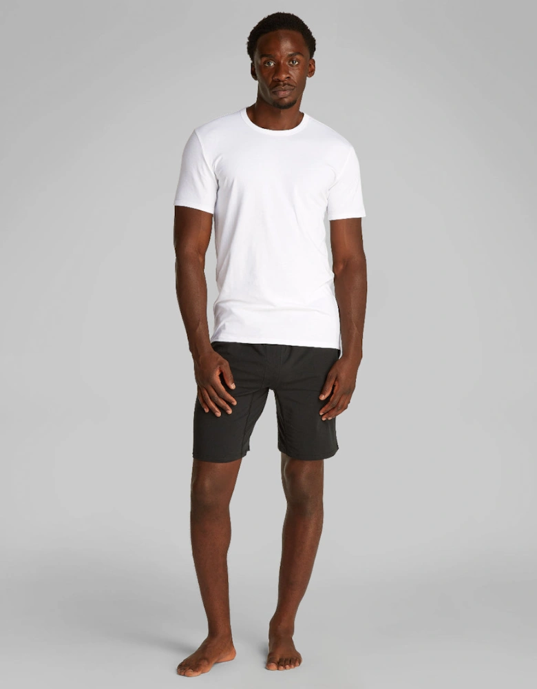 3-Pack Cotton Stretch T-Shirts, White/ Grey Heather / Sterling Blue