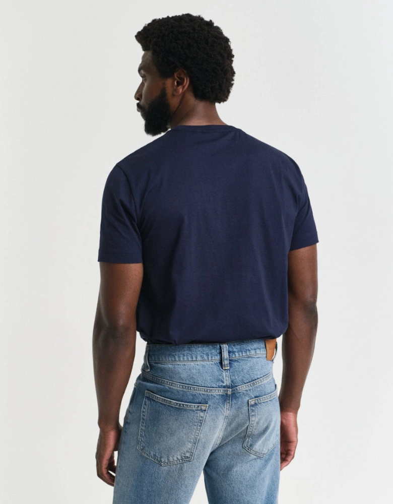 Printed Graphic T-Shirt, Evening Blue