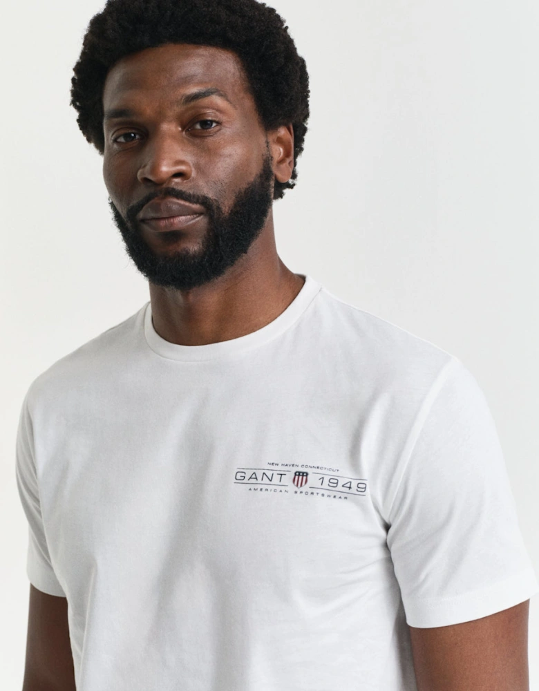 Printed Graphic T-Shirt, Eggshell