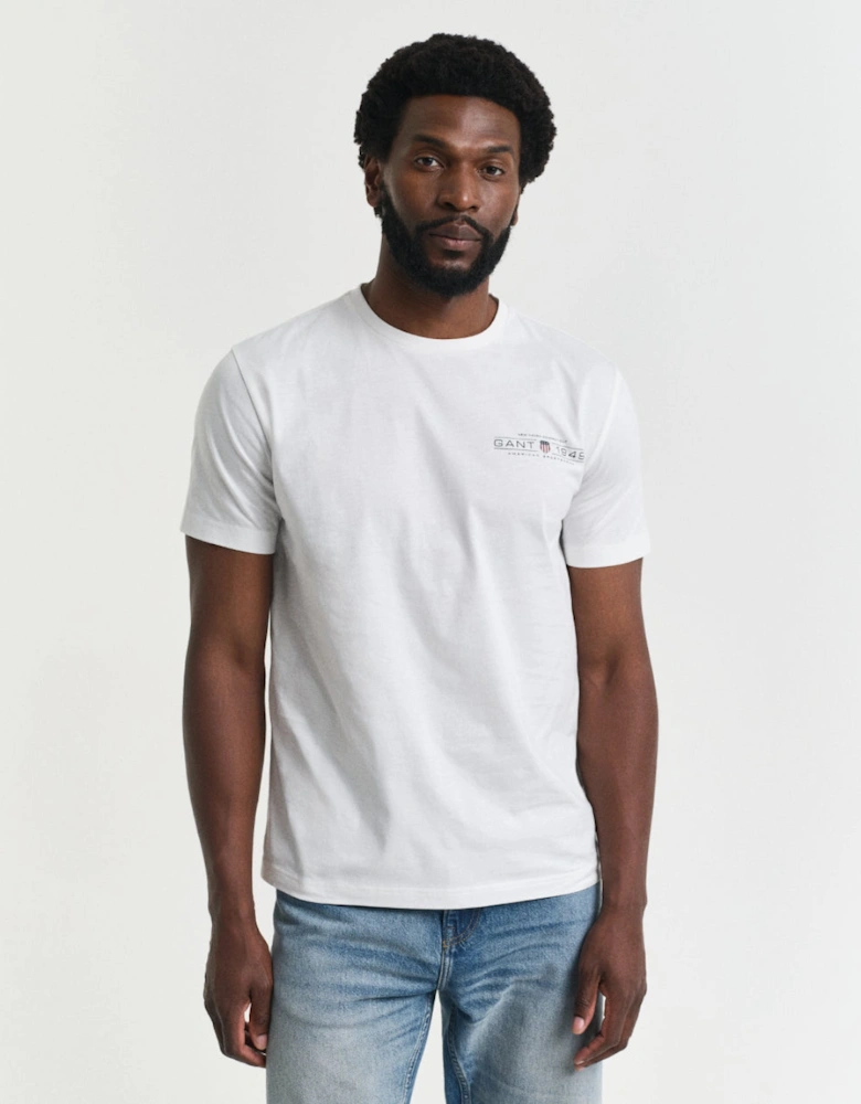 Printed Graphic T-Shirt, Eggshell