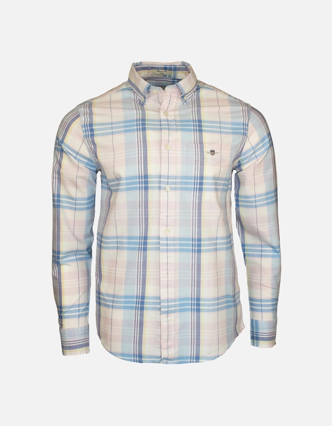 Regular Classic Oxford Check Shirt, Light Pink, 2 of 1